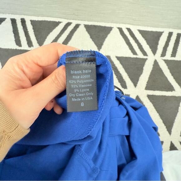 NWT Black Halo Jackie O Cutout Dress in Blue Size 8 - Picture 4 of 4